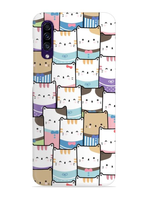 Cute Adorable Cat Snap Case for Samsung Galaxy A30S Zapvi