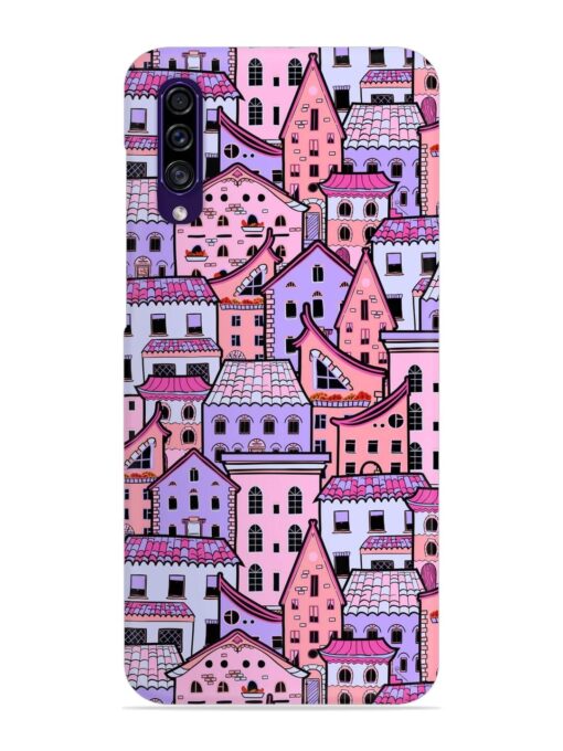 Seamless Pattern Houses Snap Case for Samsung Galaxy A30S Zapvi