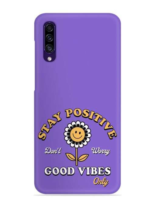 Retro Positive Flower Snap Case for Samsung Galaxy A30S Zapvi