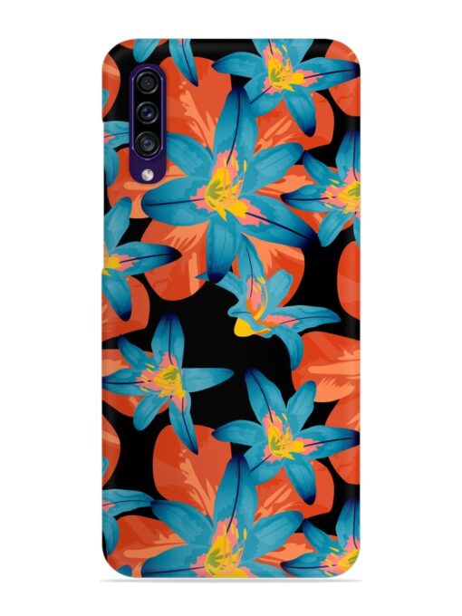 Philippine Flowers Seamless Snap Case for Samsung Galaxy A30S Zapvi