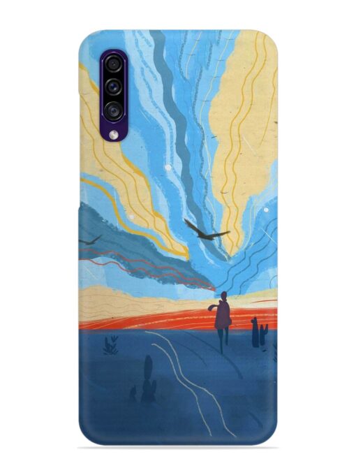 Minimal Abstract Landscape Snap Case for Samsung Galaxy A30S Zapvi