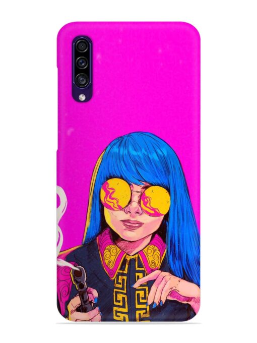 Aesthetic Anime Girl Snap Case for Samsung Galaxy A30S Zapvi