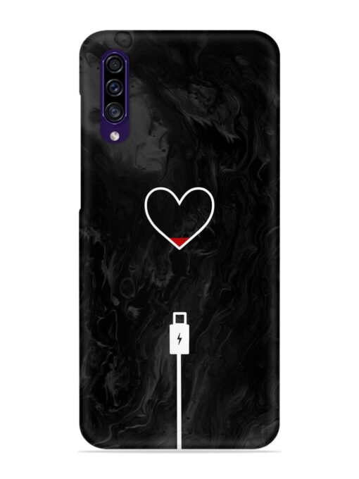 Heart Charging Vector Snap Case for Samsung Galaxy A30S Zapvi