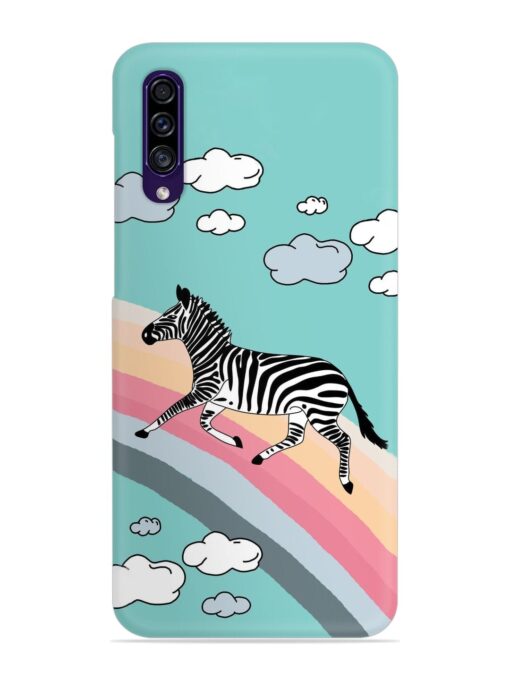 Running Zebra Snap Case for Samsung Galaxy A30S Zapvi