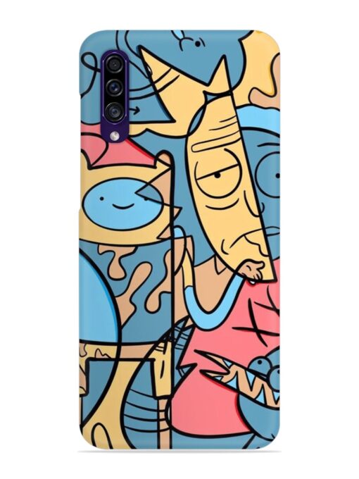 Silly Face Doodle Snap Case for Samsung Galaxy A30S Zapvi