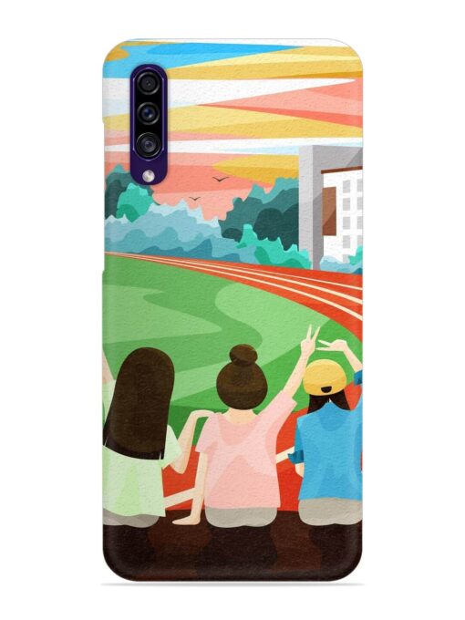 School Playground Snap Case for Samsung Galaxy A30S Zapvi