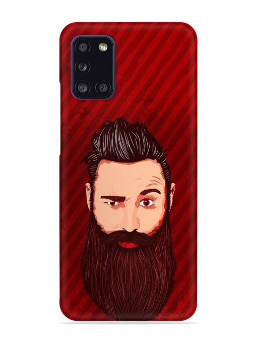 Beardo Man Snap Case for Samsung Galaxy A31 Zapvi