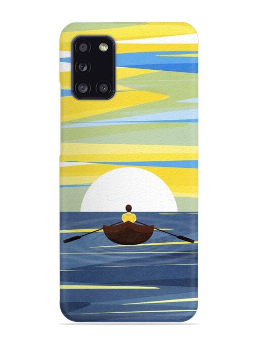 Rowing Person Ferry Paddle Snap Case for Samsung Galaxy A31 Zapvi