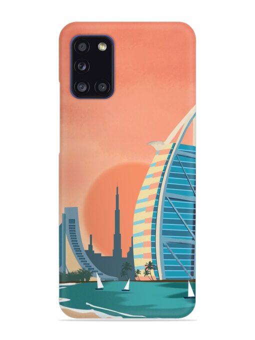 Dubai Architectural Scenery Snap Case for Samsung Galaxy A31 Zapvi