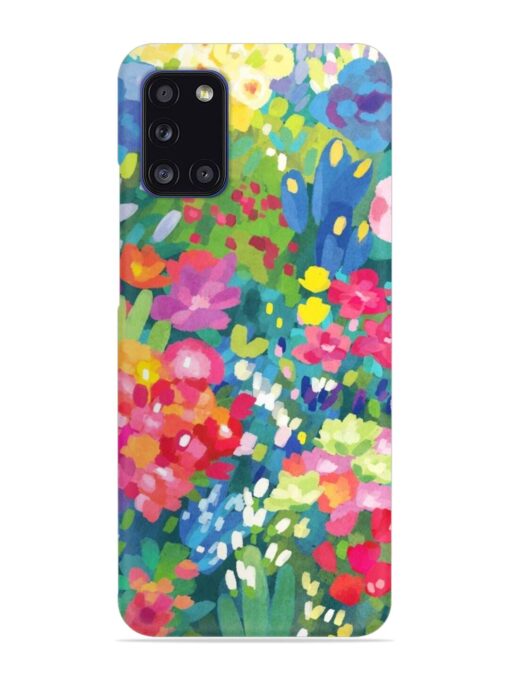 Watercolor Flower Art Snap Case for Samsung Galaxy A31