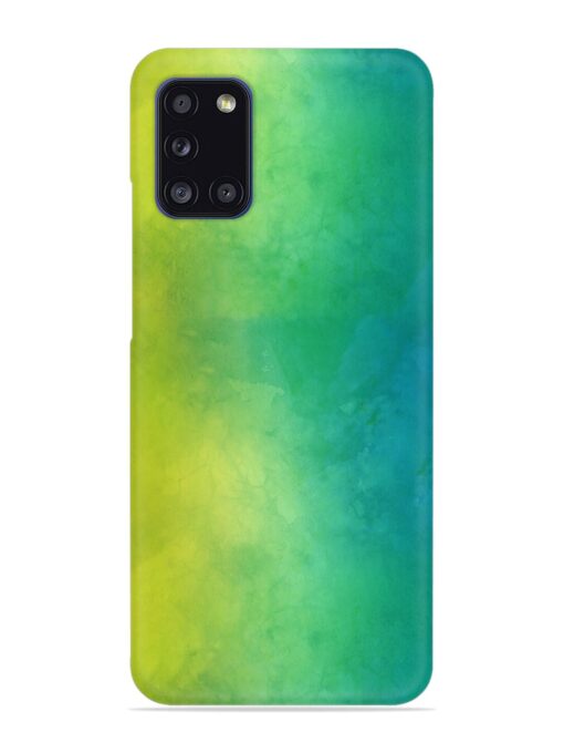 Yellow Green Gradient Snap Case for Samsung Galaxy A31