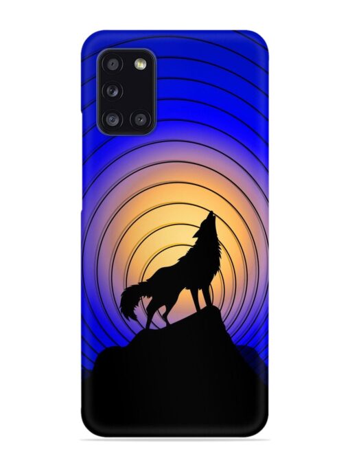 Fox Roaring Design Snap Case for Samsung Galaxy A31