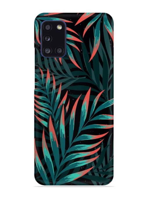 Green Leaf Art Snap Case for Samsung Galaxy A31