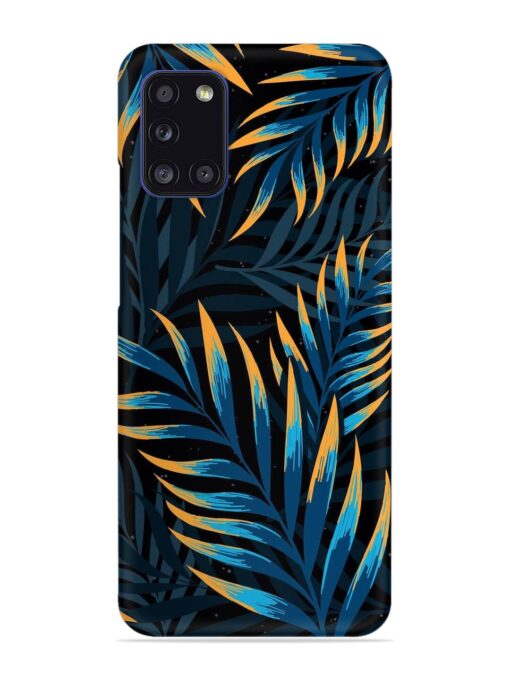 Abstract Leaf Art Snap Case for Samsung Galaxy A31 Zapvi