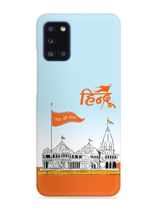 Ram Mandir Hindu Snap Case for Samsung Galaxy A31