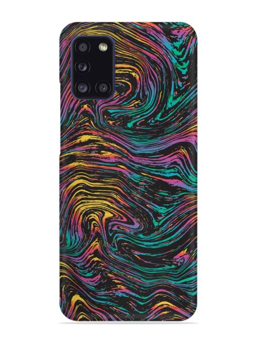 Abstract Liquid Colors Snap Case for Samsung Galaxy A31 Zapvi