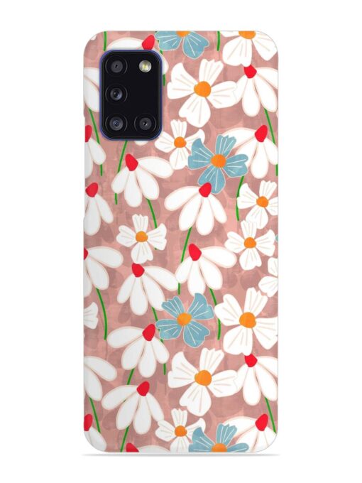 Abstract Petal Flowers Snap Case for Samsung Galaxy A31 Zapvi