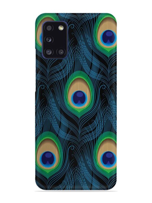 Seamless Pattern Peacock Snap Case for Samsung Galaxy A31 Zapvi