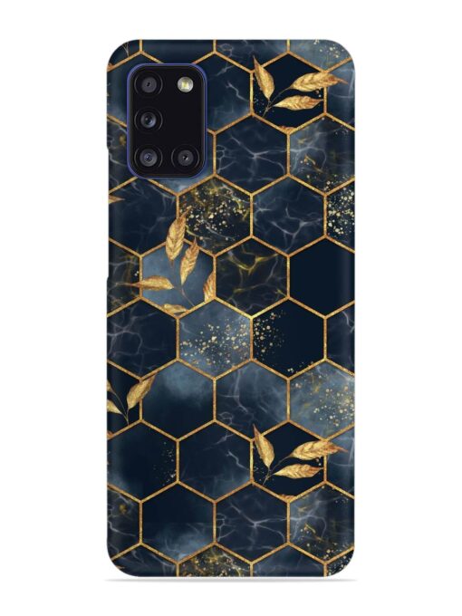 Marble Hexagon Seamless Snap Case for Samsung Galaxy A31