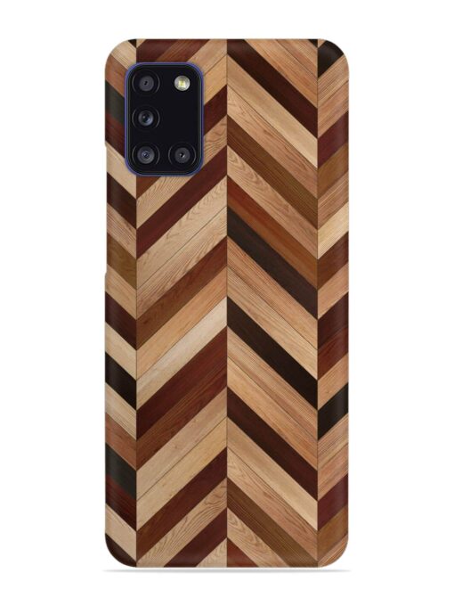 Seamless Wood Parquet Snap Case for Samsung Galaxy A31 Zapvi