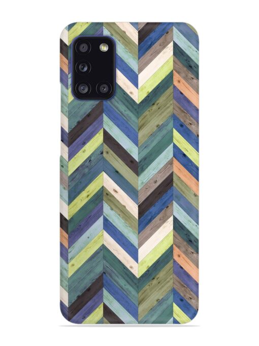 Chevron Random Color Snap Case for Samsung Galaxy A31 Zapvi