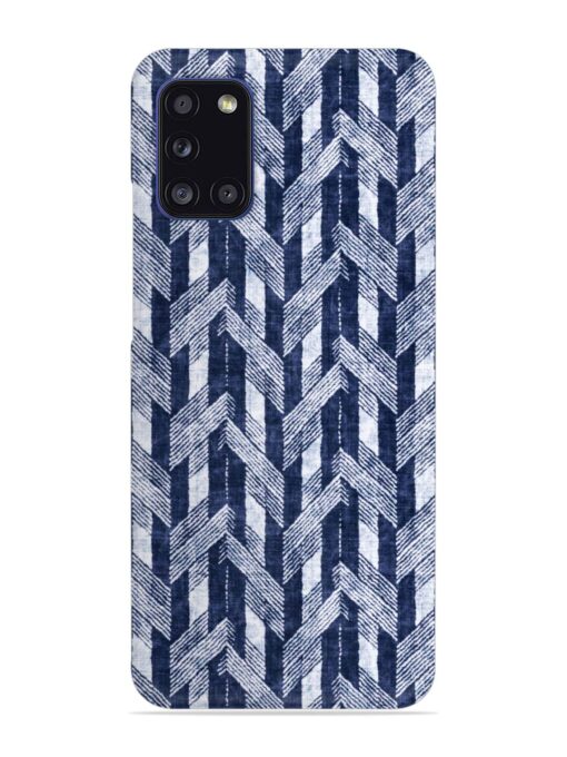 Abstract Herringbone Motif Snap Case for Samsung Galaxy A31 Zapvi