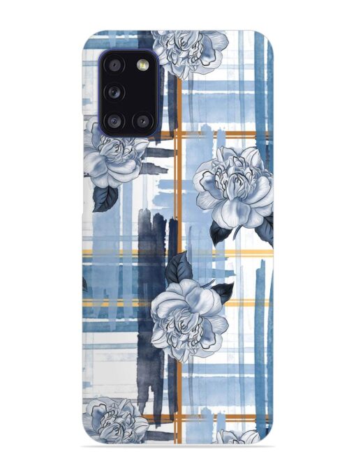 Watercolor Pattern Rose Snap Case for Samsung Galaxy A31