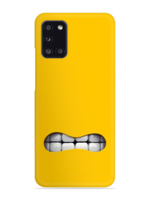 Mouth Character On Snap Case for Samsung Galaxy A31