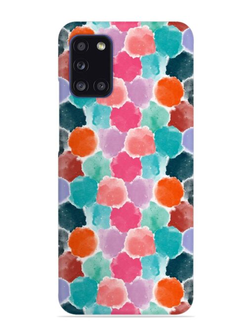 Colorful Seamless Pattern Snap Case for Samsung Galaxy A31 Zapvi