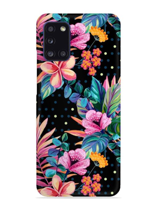 Seamless Floral Pattern Snap Case for Samsung Galaxy A31 Zapvi