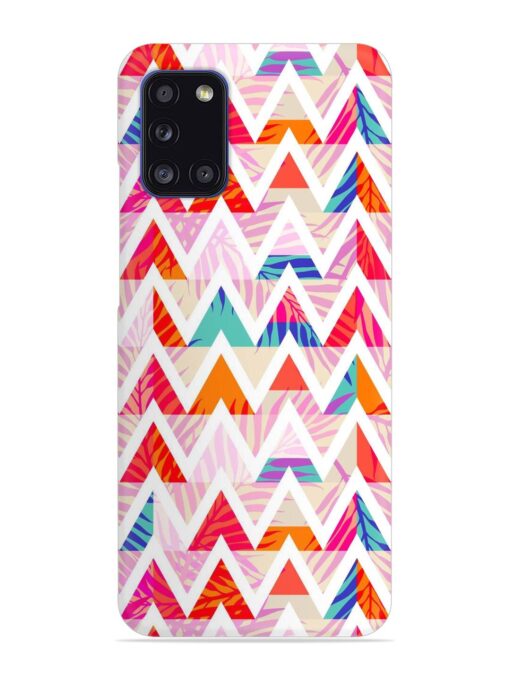 Abstract Triangle Background Snap Case for Samsung Galaxy A31 Zapvi