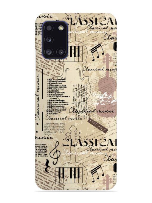 Classical Music Lpattern Snap Case for Samsung Galaxy A31 Zapvi