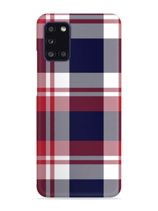 Classic Plaid Tartan Snap Case for Samsung Galaxy A31 Zapvi