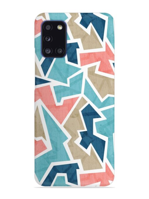 Vintage Geometric Triangle Snap Case for Samsung Galaxy A31 Zapvi