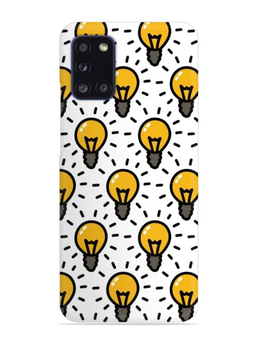 Light Bulb Seamless Snap Case for Samsung Galaxy A31