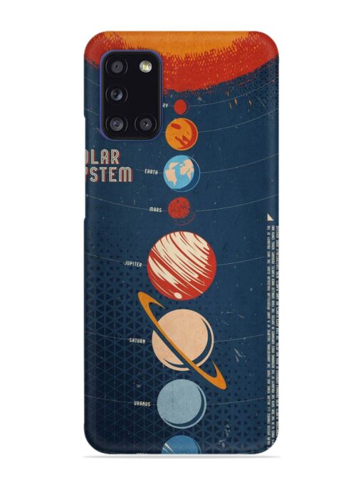 Solar System Vector Snap Case for Samsung Galaxy A31 Zapvi