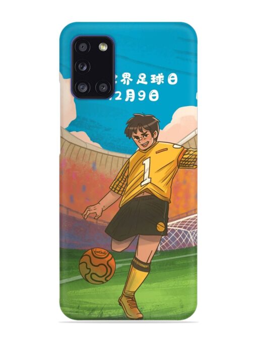 Soccer Kick Snap Case for Samsung Galaxy A31 Zapvi