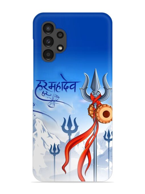 Har Har Mahadev Trishul Snap Case for Samsung Galaxy A32 (4G) Zapvi