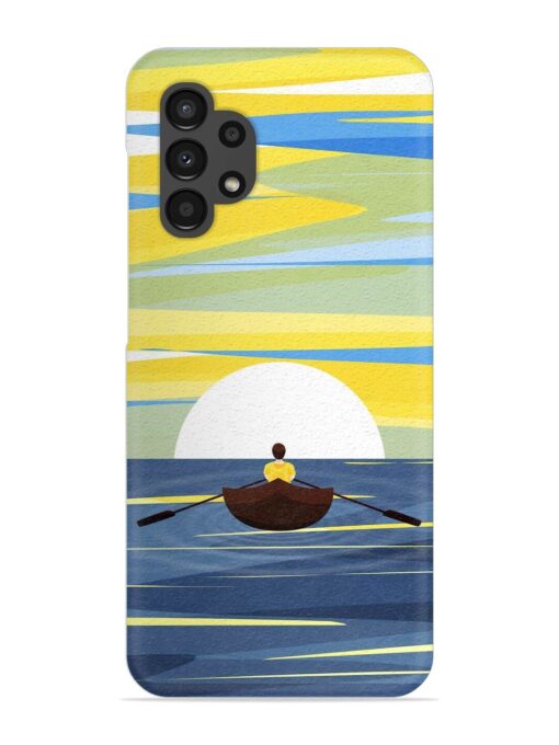 Rowing Person Ferry Paddle Snap Case for Samsung Galaxy A32 (4G) Zapvi