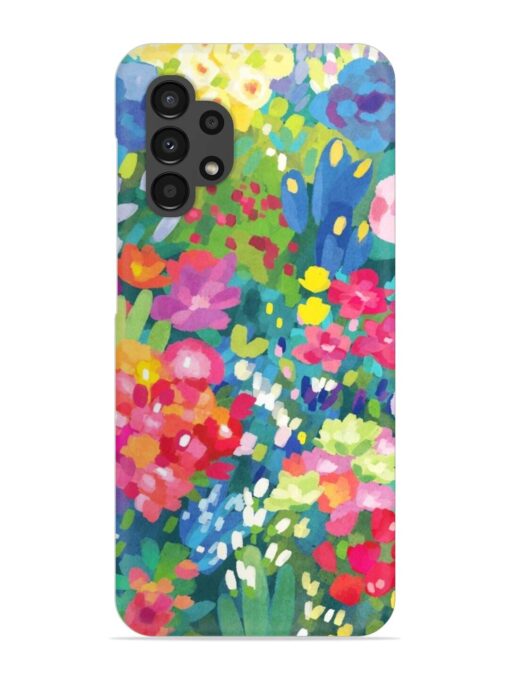 Watercolor Flower Art Snap Case for Samsung Galaxy A32 (4G) Zapvi