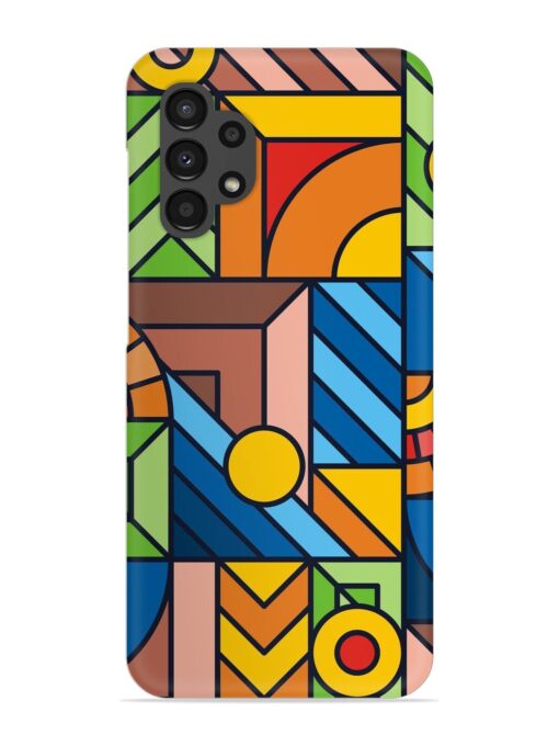 Colorful Geometric Snap Case for Samsung Galaxy A32 (4G) Zapvi