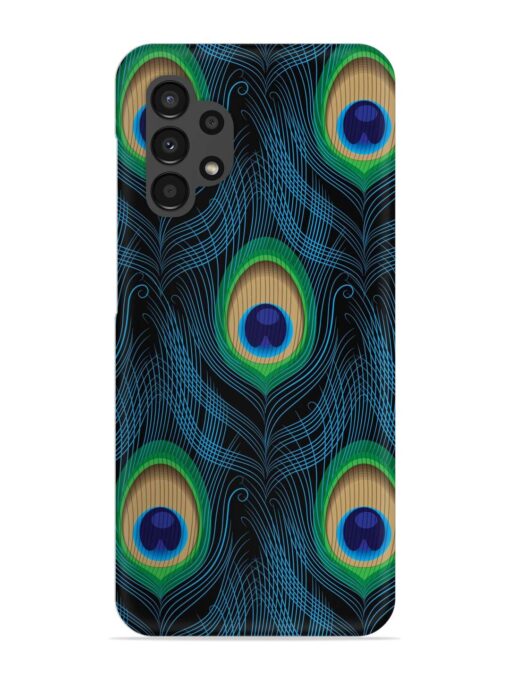 Seamless Pattern Peacock Snap Case for Samsung Galaxy A32 (4G) Zapvi