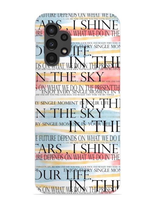 Seamless Slogans Pattern Snap Case for Samsung Galaxy A32 (4G) Zapvi