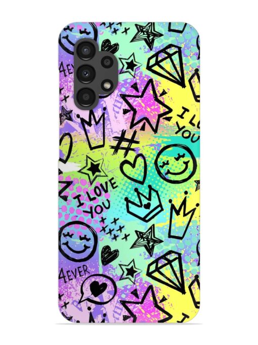 Bright Seamless Pattern Snap Case for Samsung Galaxy A32 (4G) Zapvi