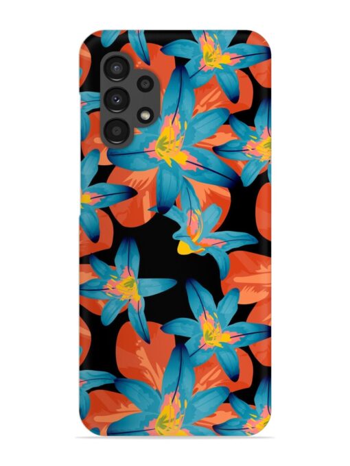 Philippine Flowers Seamless Snap Case for Samsung Galaxy A32 (4G) Zapvi