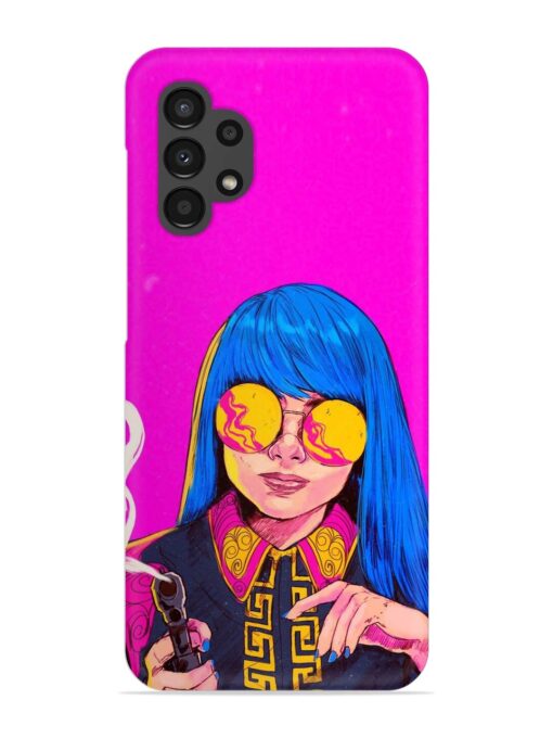 Aesthetic Anime Girl Snap Case for Samsung Galaxy A32 (4G) Zapvi