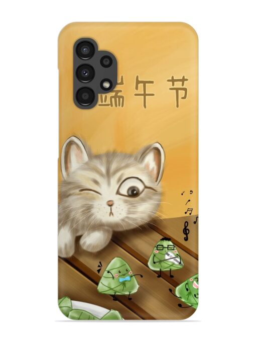 Cat Scorpion Dancing Snap Case for Samsung Galaxy A32 (4G)