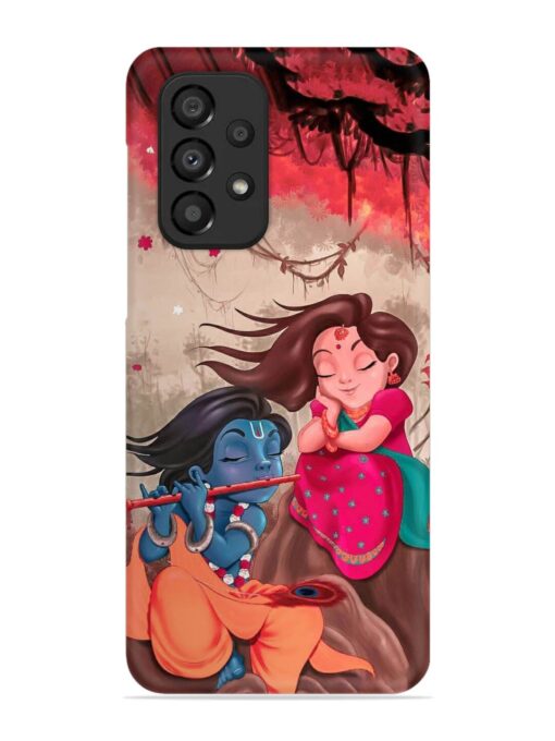 Radhe Krishna Water Art Snap Case for Samsung Galaxy A33 (5G)