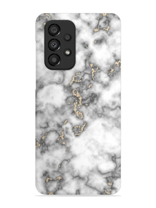 Gray And Gold Marble Snap Case for Samsung Galaxy A33 (5G)