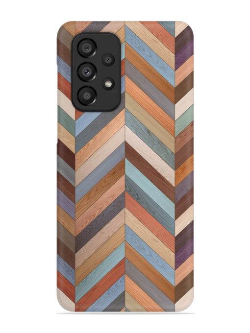 Seamless Wood Parquet Snap Case for Samsung Galaxy A33 (5G) Zapvi